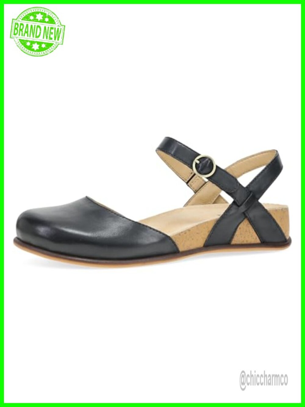 Dansko Christine Mary Jane Wedge Sandal Leather